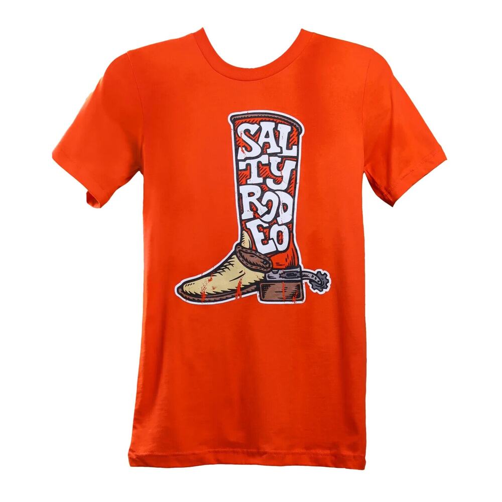 Salty‎ Rodeo Red Guz Tee Unisex 2XL Western Culture Quality T-Shirt Ranch Wear
